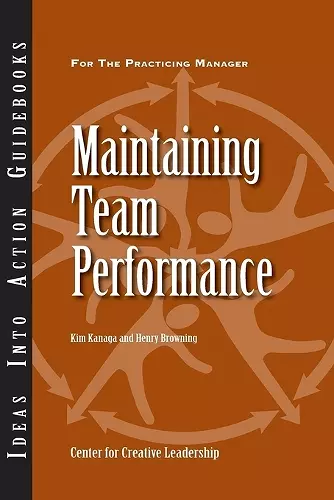 Maintaining Team Performance cover