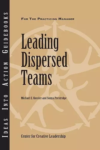 Leading Dispersed Teams cover