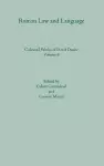 Roman Law and Language cover