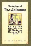 The Sayings of Mrs. Solomon cover