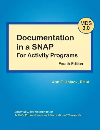 Documentation in a Snap for Activity Programs cover