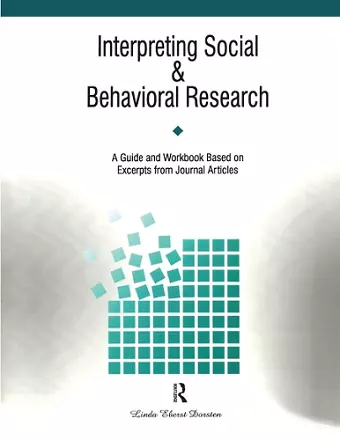 Interpreting Social and Behavioral Research cover