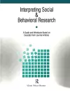 Interpreting Social and Behavioral Research cover