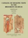 Catalog of Demotic Texts in the Brooklyn Museum cover