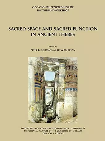 Sacred Space and Sacred Function in Ancient Thebes cover