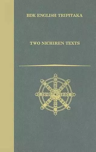 Two Nichiren Texts cover