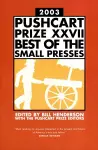 The Pushcart Prize XXVII cover