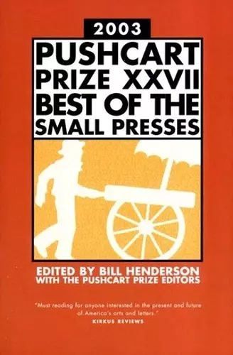The Pushcart Prize XXVII cover