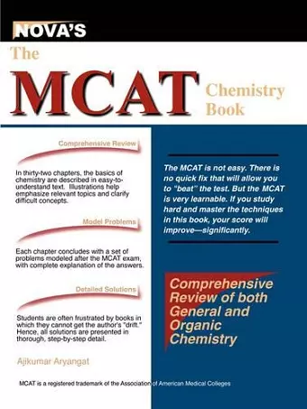 The MCAT Chemistry Book cover