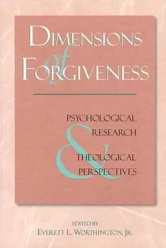 Dimensions Of Forgiveness cover