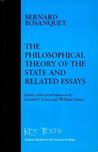 Philosophical Theory Of The State Related Essays cover