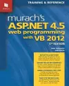 Murach's ASP.NET 4.5 Web Programming with VB 2012 cover