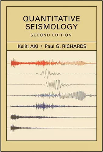 Quantitative Seismology, 2nd edition cover