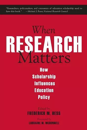 When Research Matters cover