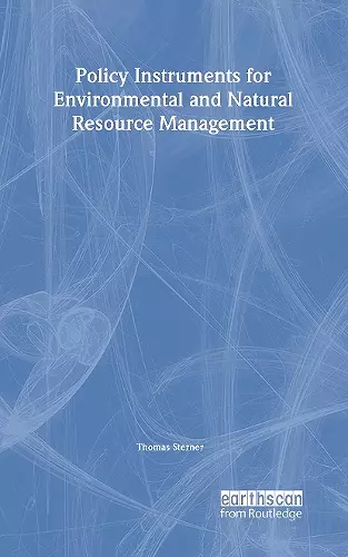 Policy Instruments for Environmental and Natural Resource Management cover