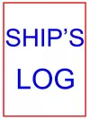 Large Ship's Log Book cover