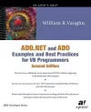 ADO.NET and ADO Examples and Best Practices for VB Programmers cover