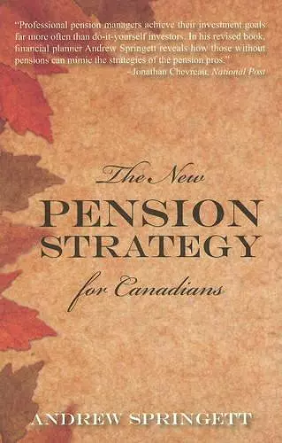 New Pension Strategy For Canadians cover