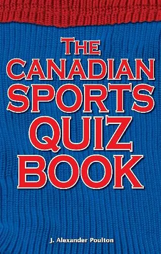 Canadian Sports Quiz Book cover