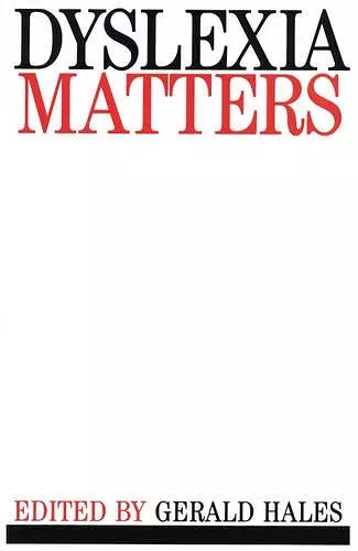 Dyslexia Matters cover