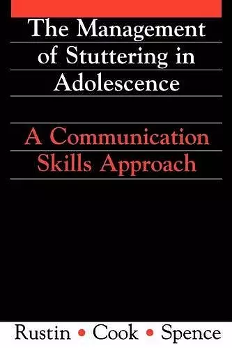 Management of Stuttering in Adolescence cover