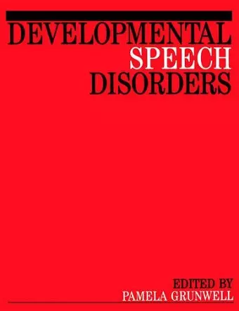 Developmental Speech Disorders cover