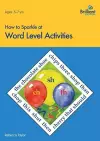 How to Sparkle at Word Level Activities cover