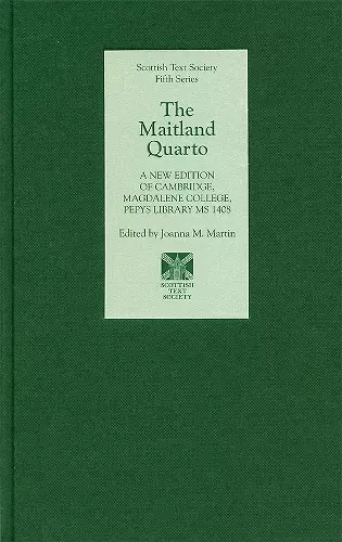 The Maitland Quarto cover