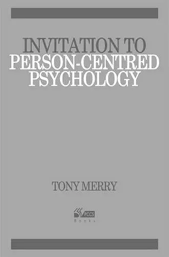 Invitation to Person-centred Psychology cover
