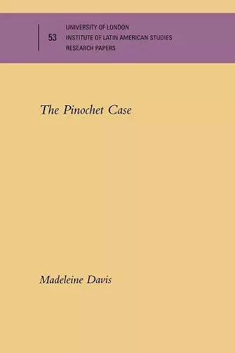 The Pinochet Case cover