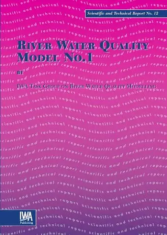 River Water Quality Model No.1 cover