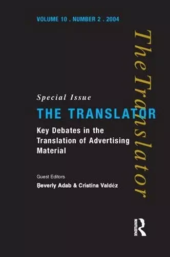 Key Debates in the Translation of Advertising Material cover