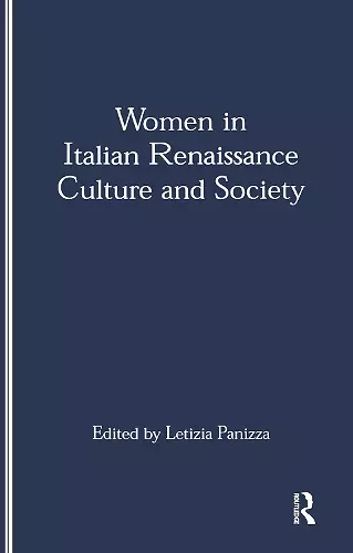 Women in Italian Renaissance Culture and Society cover