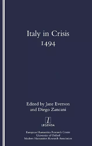 Italy in Crisis cover