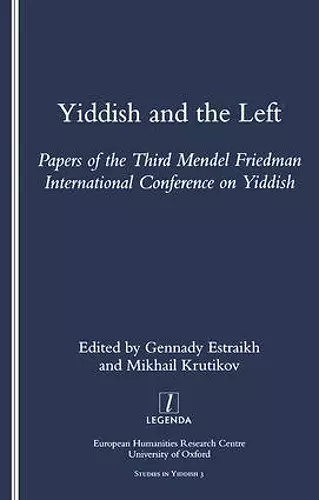 Yiddish and the Left cover