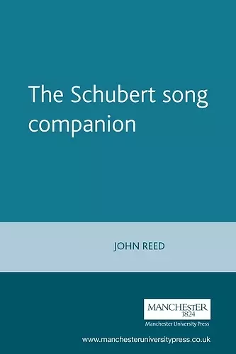 The Schubert Song Companion cover