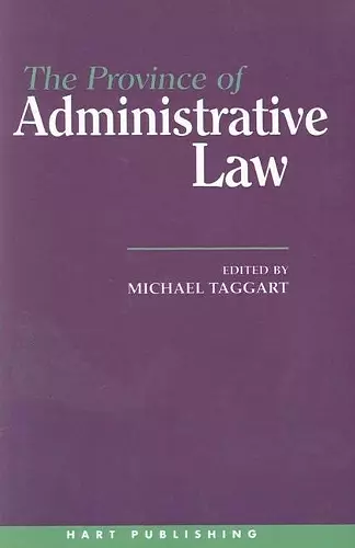 The Province of Administrative Law cover