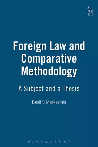 Foreign Law and Comparative Methodology cover