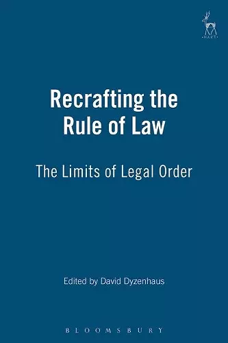 Recrafting the Rule of Law cover