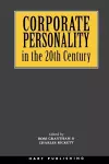 Corporate Personality in the 20th Century cover