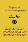 Concert Hall. Discography of the Concert Hall Society and Concert Hall Record Club. cover