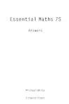Essential Maths 7S Answers cover