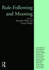 Rule-following and Meaning cover