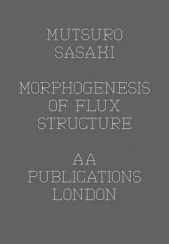 Matsuro Sasaki - Morphogenesis Of Flux Structure cover