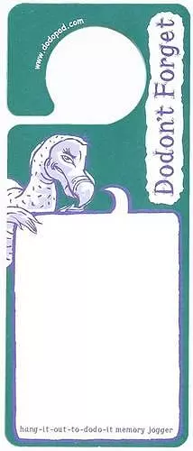 Dodon't Forget Dodo Door Pad cover