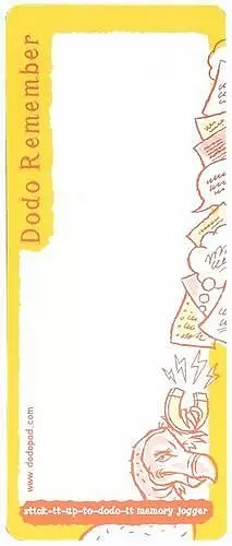 Dodo Remember Magnetic Notes and Lists Pad cover