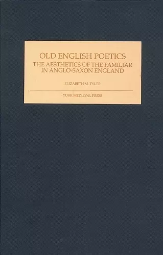 Old English Poetics cover