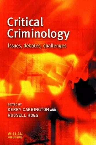 Critical Criminology cover