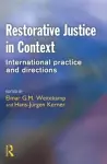 Restorative Justice in Context cover