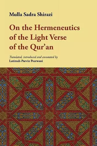 On the Hermeneutics of the Light Verse of the Qur'an cover